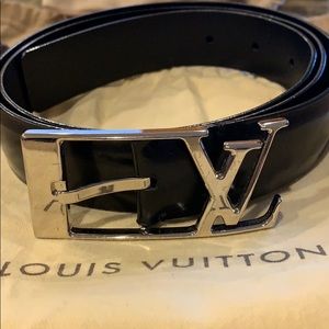 Authentic LV men’s dress belt